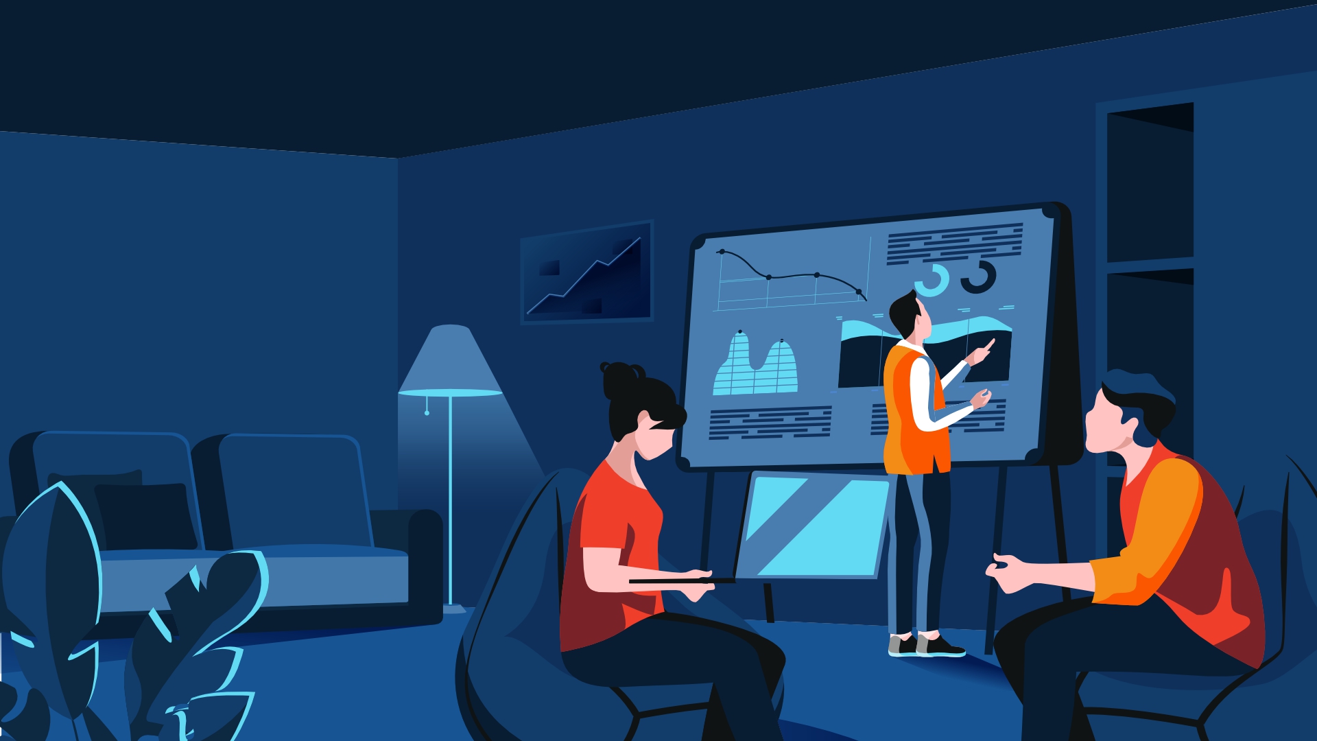 Customize your brand with your interactive virtual environment.