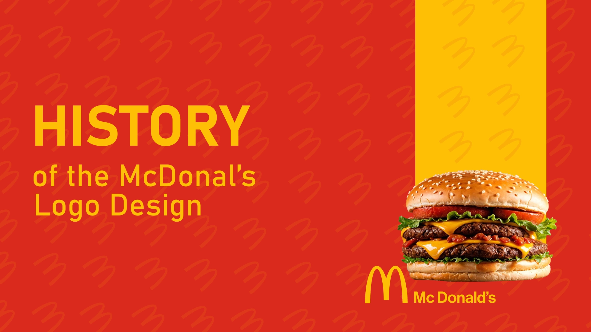 McDonald's, it's legendary logo and branding