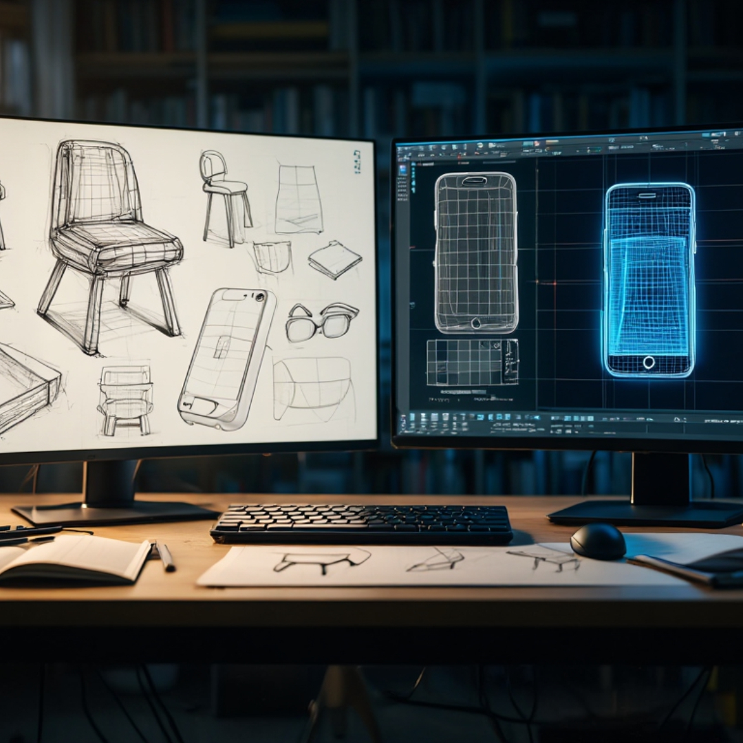 The Birth of 3D Design: From Sketches to Models