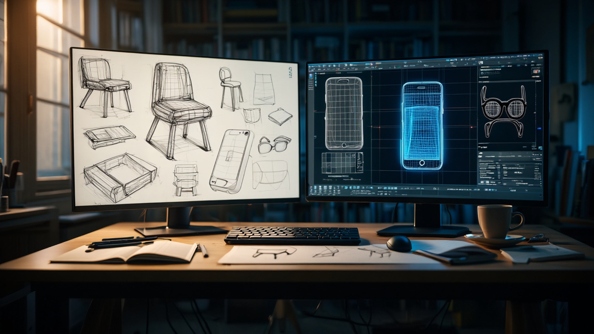 The Birth of 3D Design: From Sketches to Models