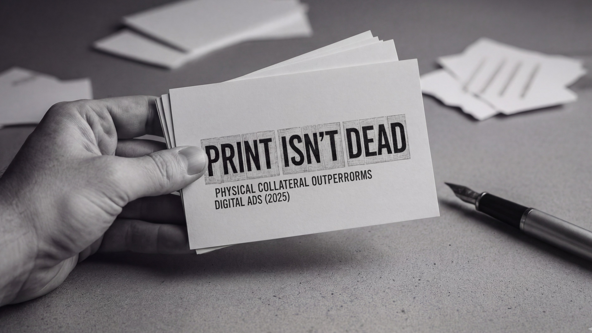Print Isn’t Dead: How Physical Collateral Is Outperforming Digital Ads in 2025