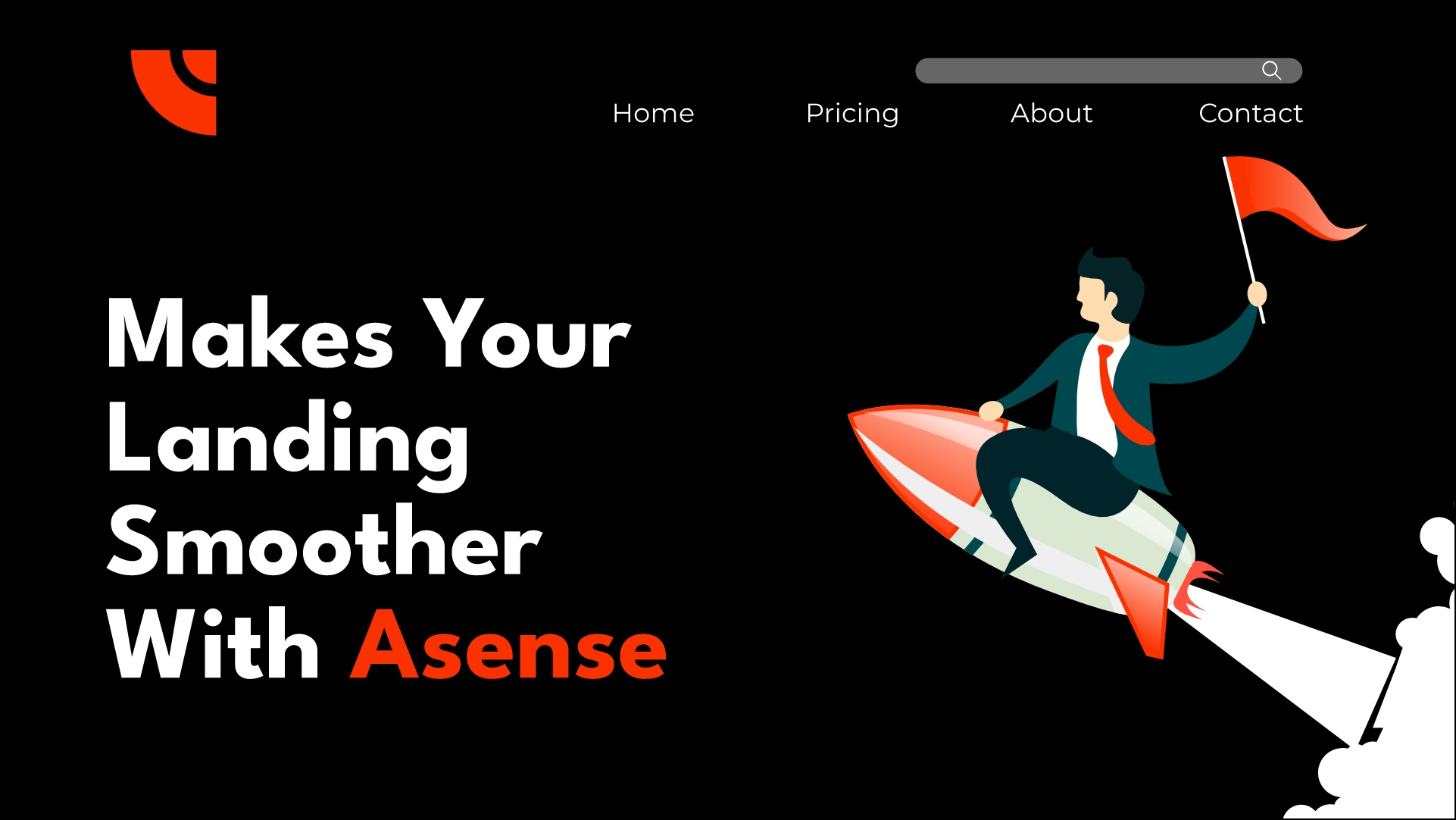 Makes your landing smoother with asense.