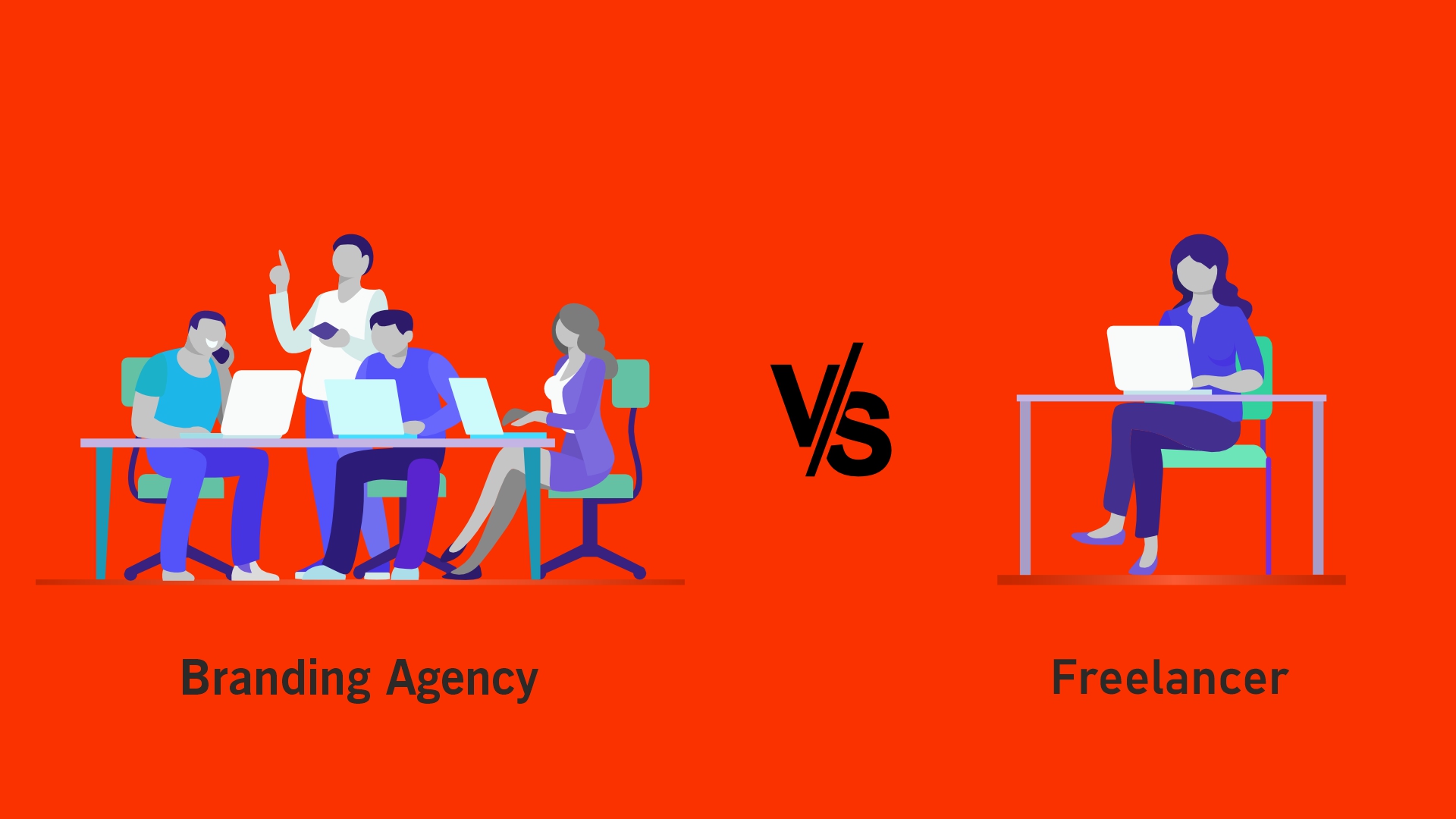 Branding Agency vs Freelancer: Who is right for your brand?