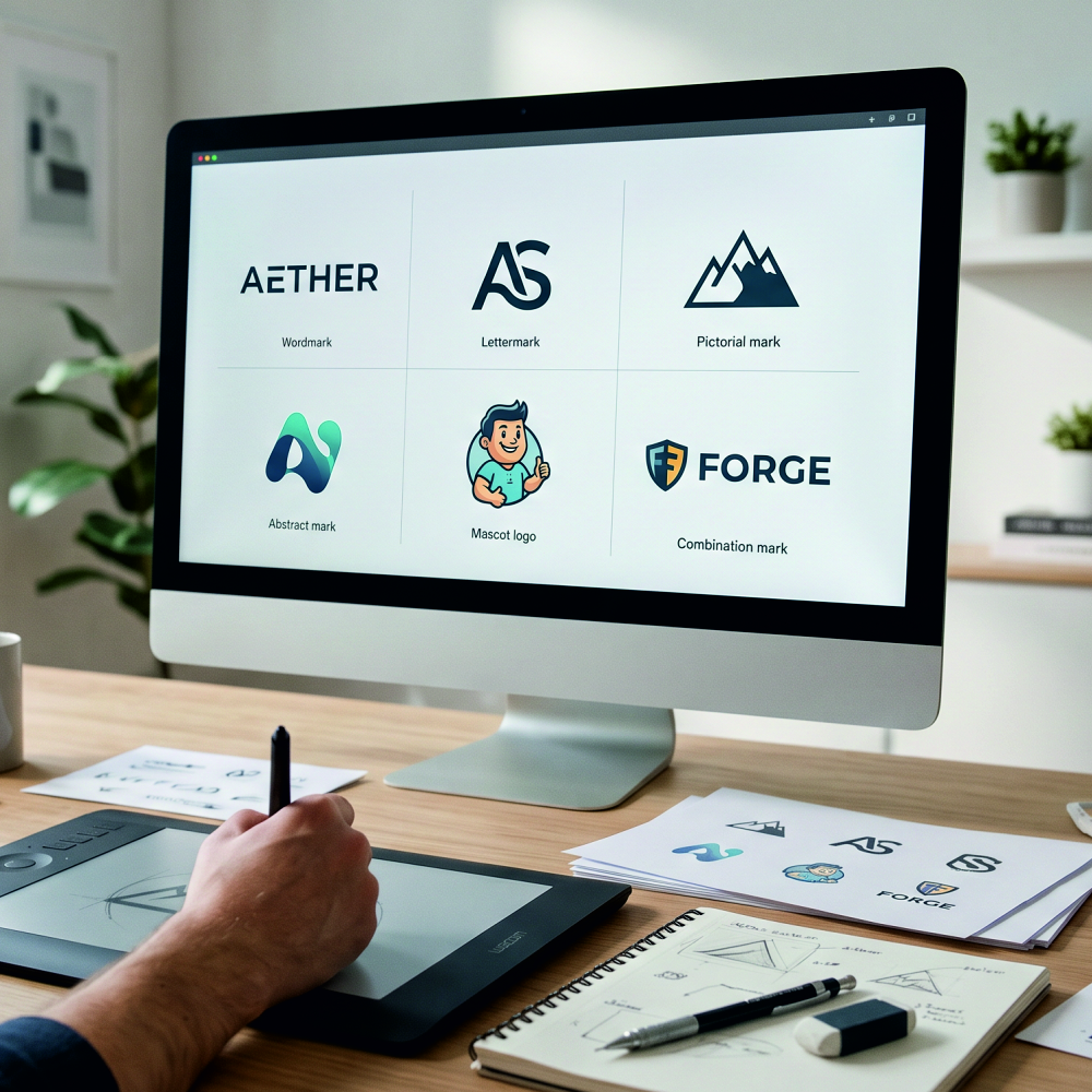 Different Types of Logo Design: Choosing the Right Style for Your Business
